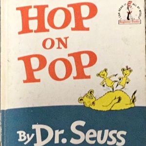 Dr. Seuss vintage children’s book Hop on Pop